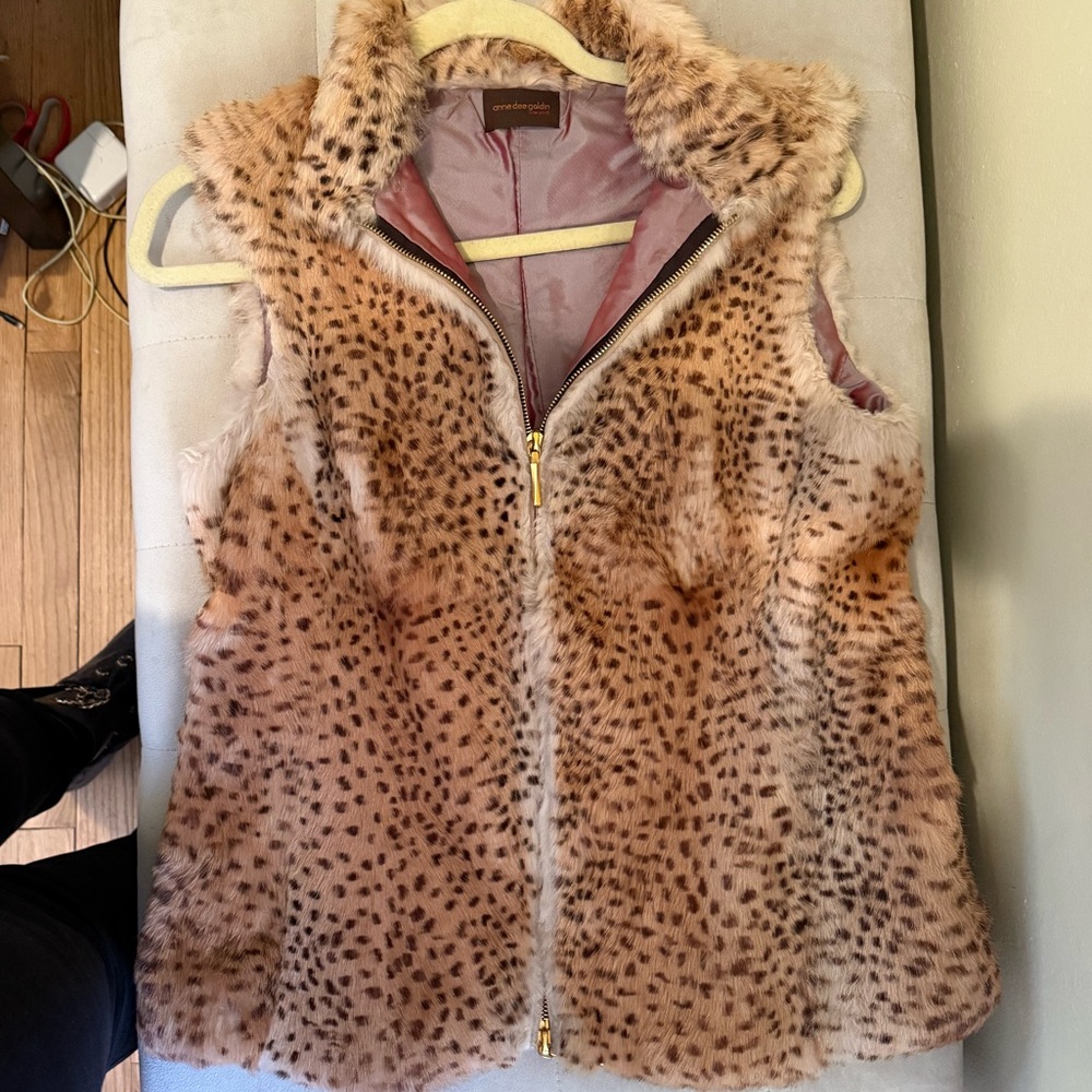 Anne Dee Goldin NY fur vest